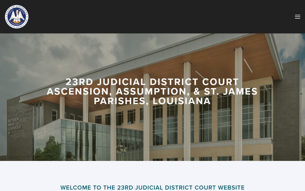 23rd Judicial District Court family court records for Ascension Parish